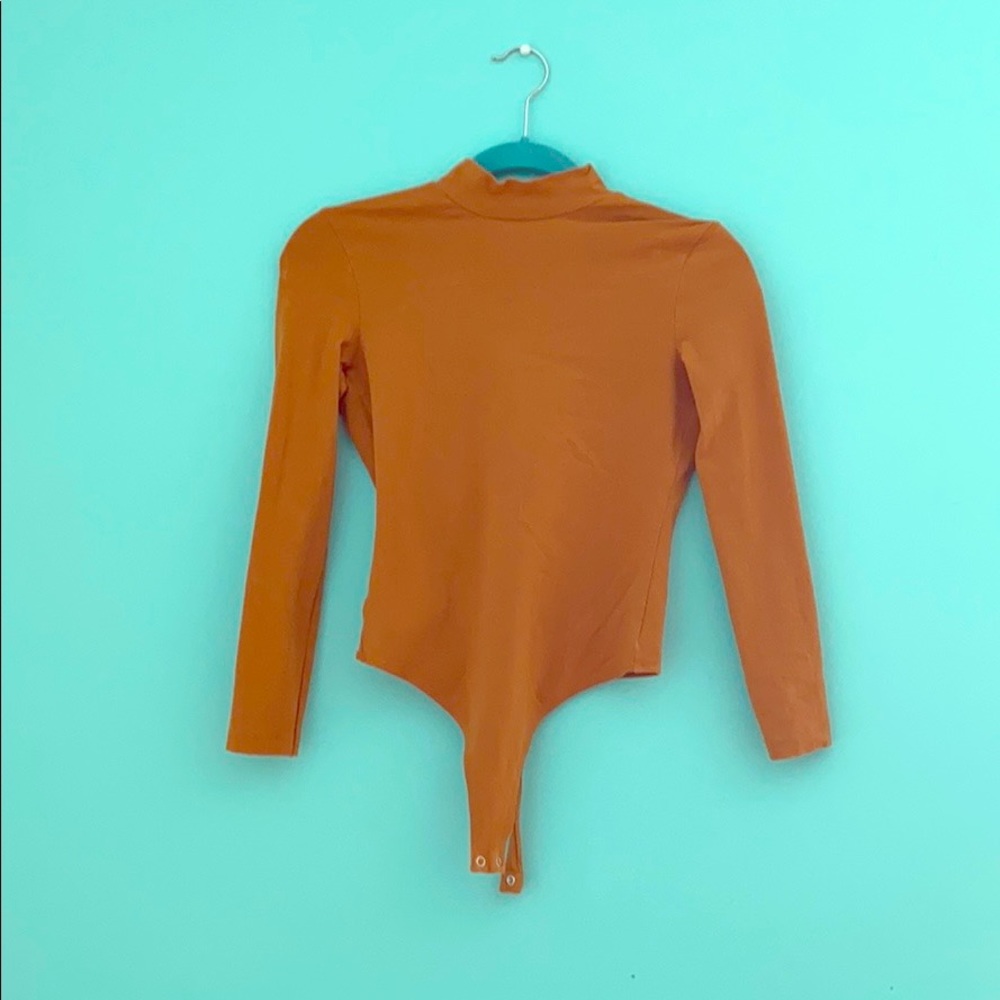 American Apparel long sleeve body suit